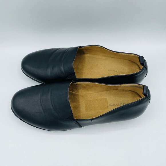 Comfortview Shoes Womens Size 11 Wide Black June Comfort Wedge Slip On Loafers - Picture 6 of 11